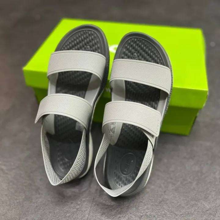 Жіночі сандалі Crocs Sandal Literide 360 Light Grey/Slate Grey — фото 3