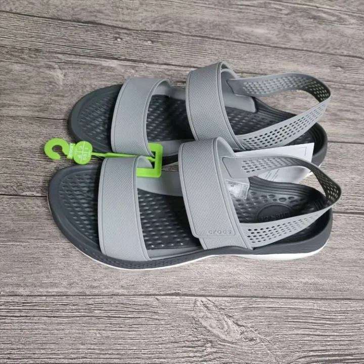 Жіночі сандалі Crocs Sandal Literide 360 Light Grey/Slate Grey — фото 4