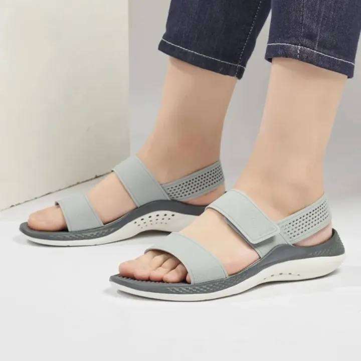 Жіночі сандалі Crocs Sandal Literide 360 Light Grey/Slate Grey — фото 5