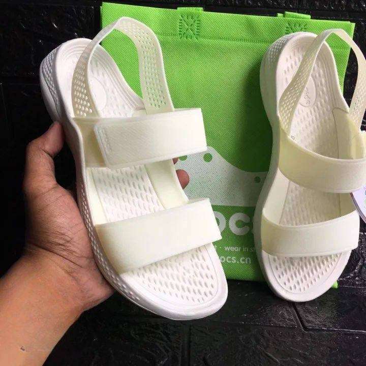 Жіночі сандалі Сrocs Sandal Literide 360 White — фото 5