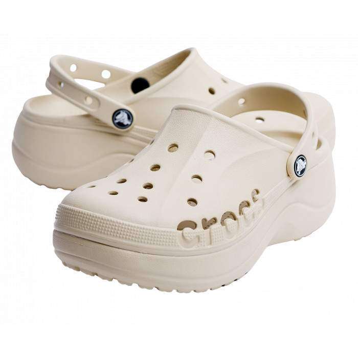Жіночі Crocs Baya Clog Platform Bone — фото 3