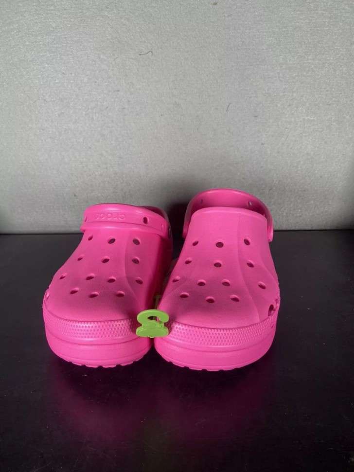Жіночі Crocs Baya Platform Clog Electric Pink — фото 6