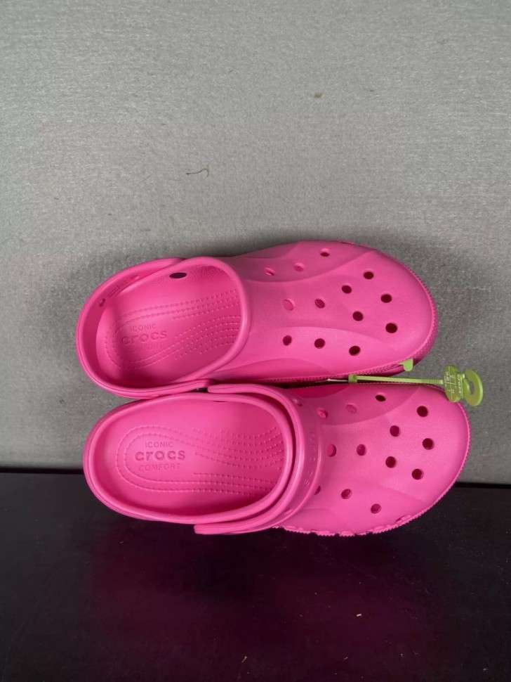Жіночі Crocs Baya Platform Clog Electric Pink — фото 9