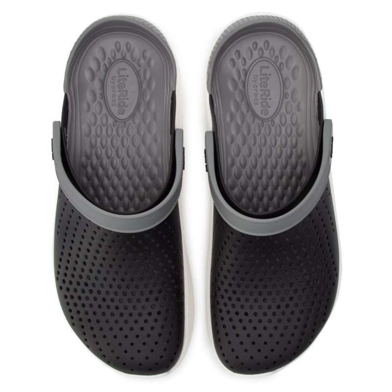 Чоловічі Crocs Лайтрайд Клог Чорні LiteRide Clog Black/Smoke — фото 6