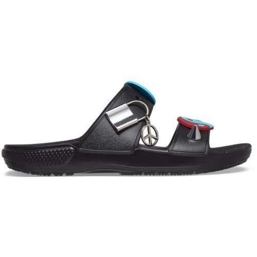 Чоловічі в'єтнамки Crocs Classic Feel the Positivity Sandal Black — фото 13