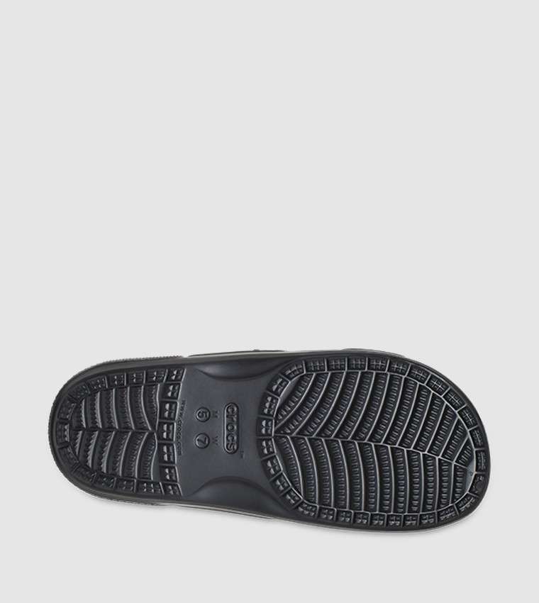 Жіночі шльопанці Crocs Fur Sure Sandal Black / Gold — фото 4