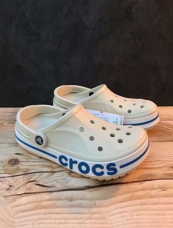 Жіночі Crocs Bayaband Clog Stucco/Bright Cobalt — фото 2