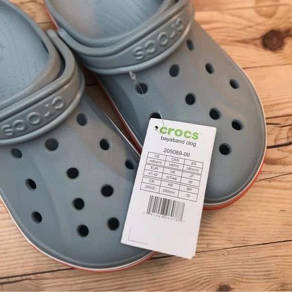 Чоловічі Crocs Bayaband Clog Blue Grey/Orange — фото 2