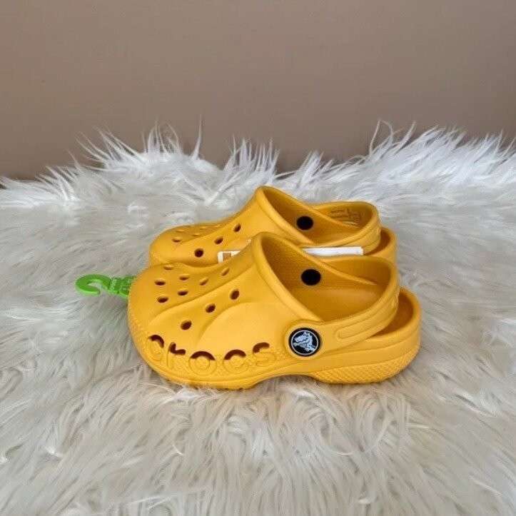 Дитячі Crocs для дівчинки Baya Orange Sorbet Kids — фото 3