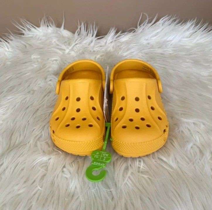 Дитячі Crocs для дівчинки Baya Orange Sorbet Kids — фото 8