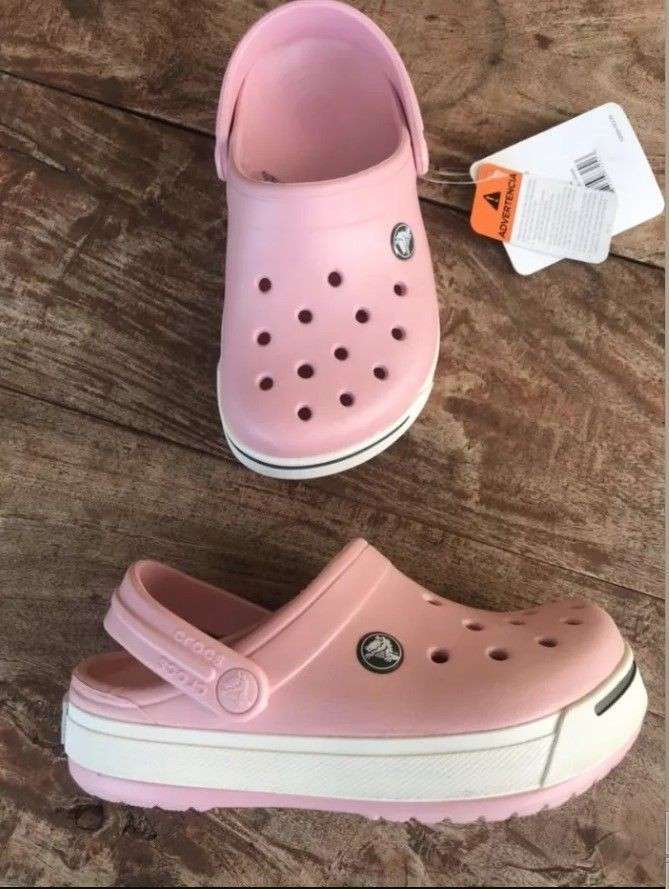 Дитячі Crocs для дівчинки Crocband II Clogs Petal/Dahlia — фото 2