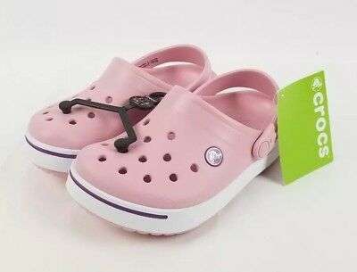 Дитячі Crocs для дівчинки Crocband II Clogs Petal/Dahlia — фото 9