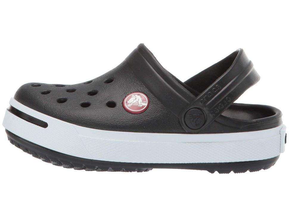 Дитячі Crocs-сабо для хлопчика Crocs Crocband II Clog Kids Black/White — фото 6