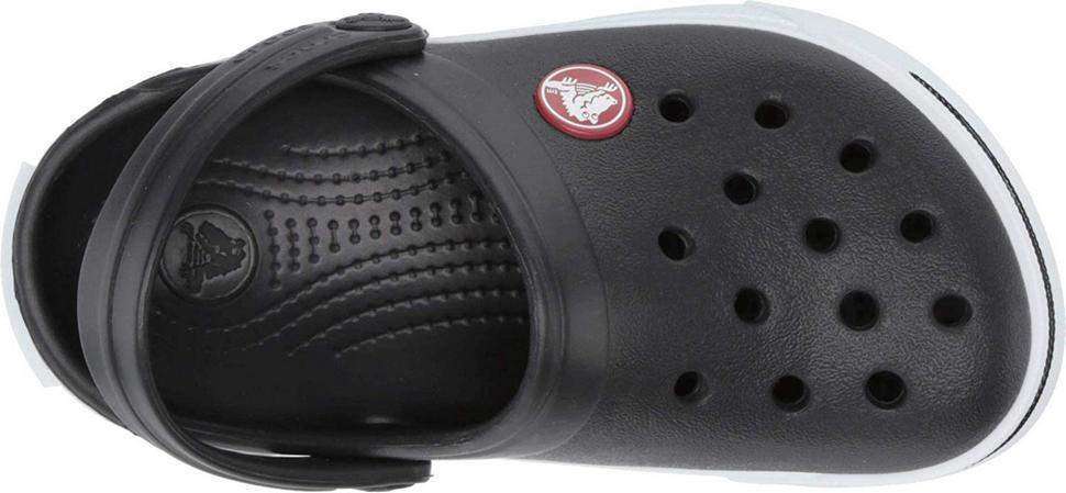 Дитячі Crocs-сабо для хлопчика Crocs Crocband II Clog Kids Black/White — фото 8