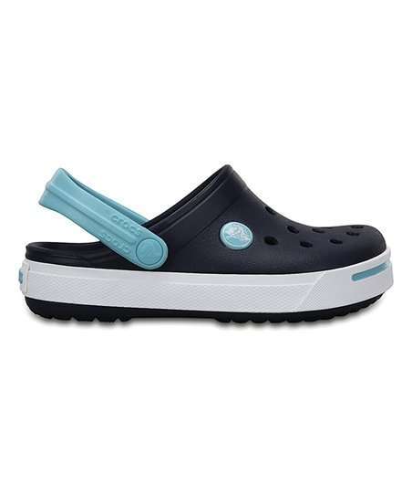 Дитячі Crocs-сабо для хлопчика Crocs Crocband Clogs Navy/Ice Blue Kids — фото 11