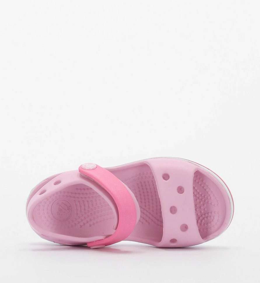 Дитячі сандалії для дівчинки Crocs Crocband Sandal Ballerina Pink — фото 3