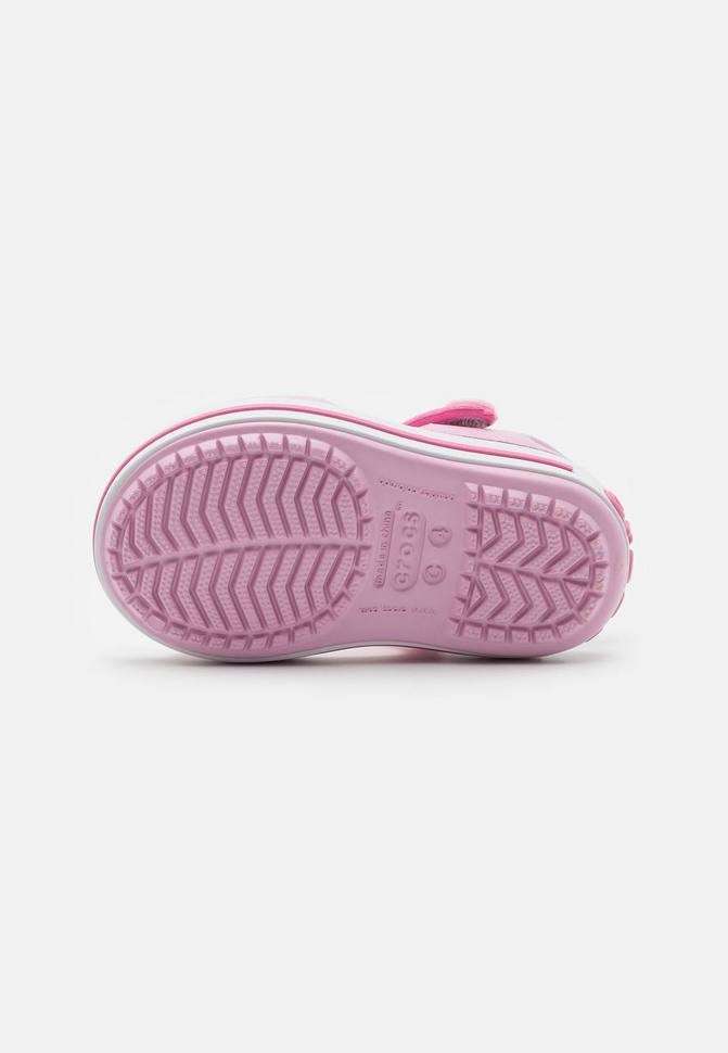 Дитячі сандалії для дівчинки Crocs Crocband Sandal Ballerina Pink — фото 6