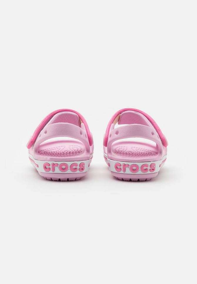 Дитячі сандалії для дівчинки Crocs Crocband Sandal Ballerina Pink — фото 8