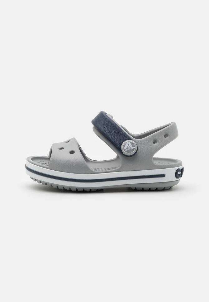 Дитячі сандалії для хлопчика Crocs Crocband Sandal Light Grey/Navy kids — фото 6