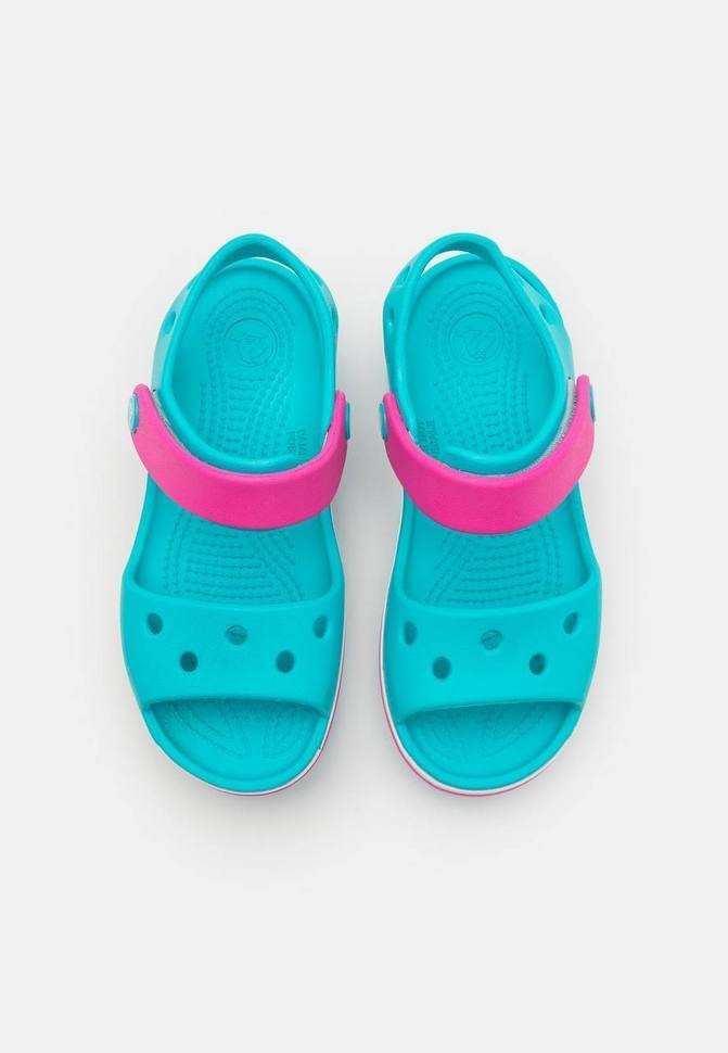 Дитячі сандалії для дівчинки Crocs Crocband Sandal Digital Aqua — фото 4
