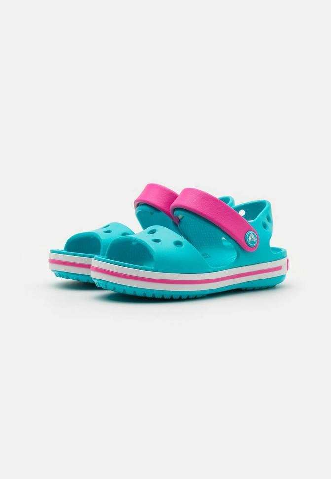 Дитячі сандалії для дівчинки Crocs Crocband Sandal Digital Aqua — фото 8