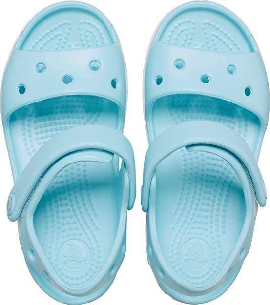 Дитячі сандалії для дівчинки Crocs Crocband Sandal Ice Blue/White — фото 6