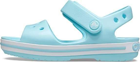 Дитячі сандалії для дівчинки Crocs Crocband Sandal Ice Blue/White — фото 7