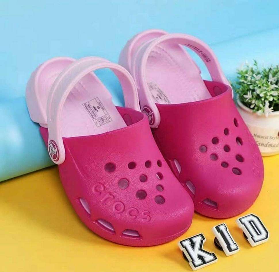 Дитячі Crocs для дівчинки Electro Clog Candy Pink/Carn — фото 2