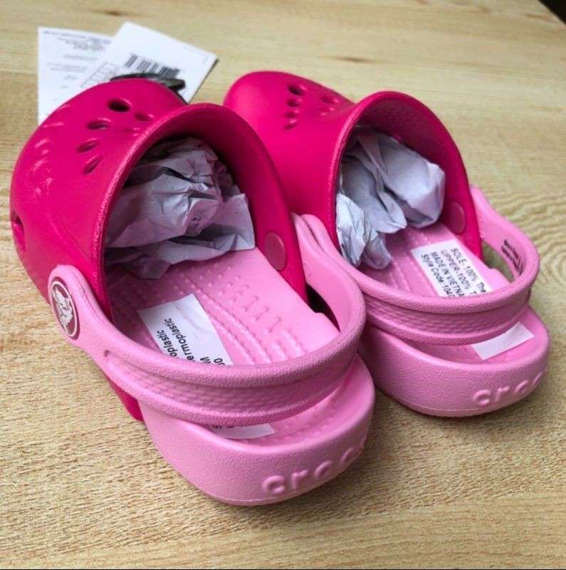 Дитячі Crocs для дівчинки Electro Clog Candy Pink/Carn — фото 11