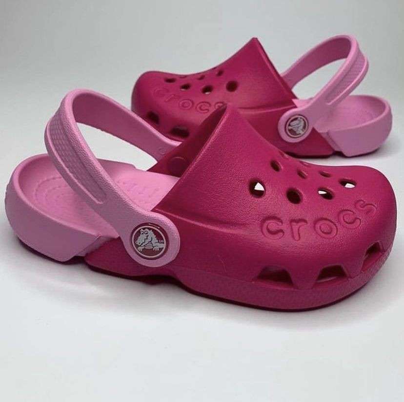 Дитячі Crocs для дівчинки Electro Clog Candy Pink/Carn — фото 12