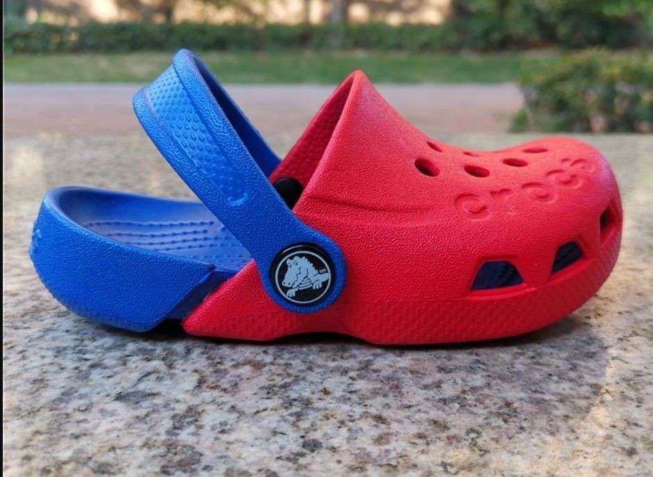 Дитячі Crocs-сабо для хлопчика Crocs Electro Clog Pepper/Cerulean — фото 2