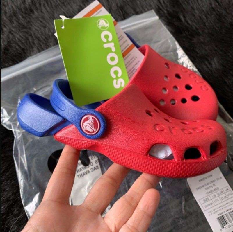 Дитячі Crocs-сабо для хлопчика Crocs Electro Clog Pepper/Cerulean — фото 5