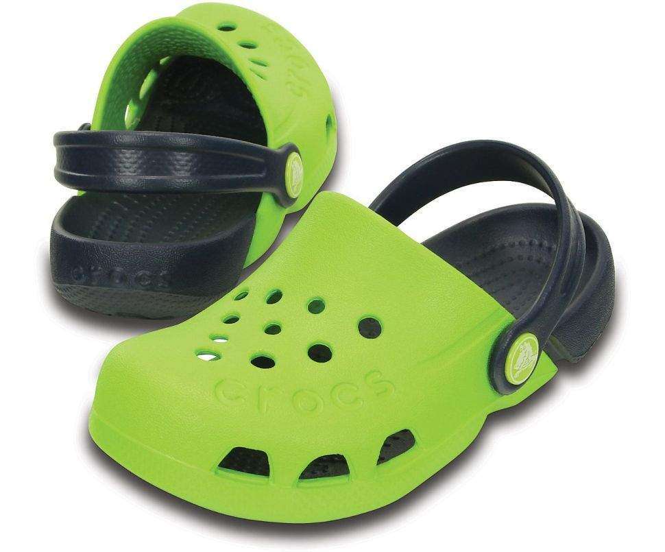 Дитячі Crocs-сабо для хлопчика Crocs Electro ClogVolt Green/Navy — фото 1