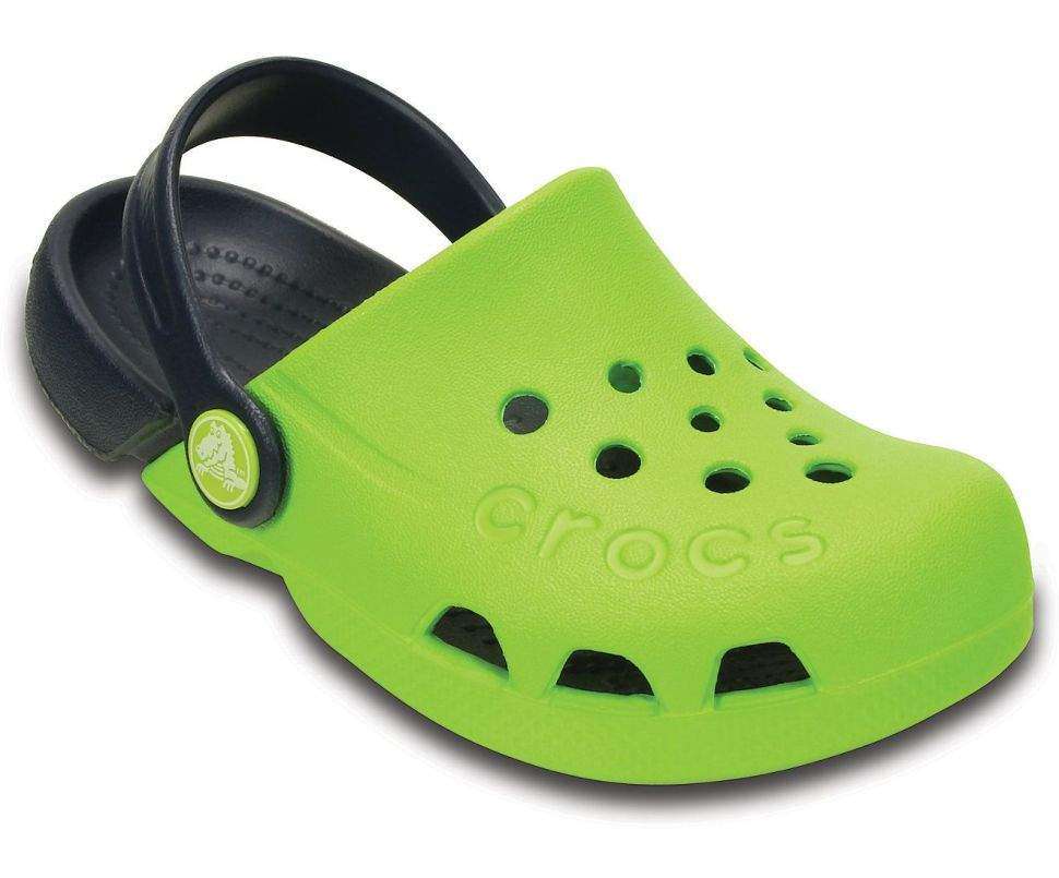 Дитячі Crocs-сабо для хлопчика Crocs Electro ClogVolt Green/Navy — фото 8