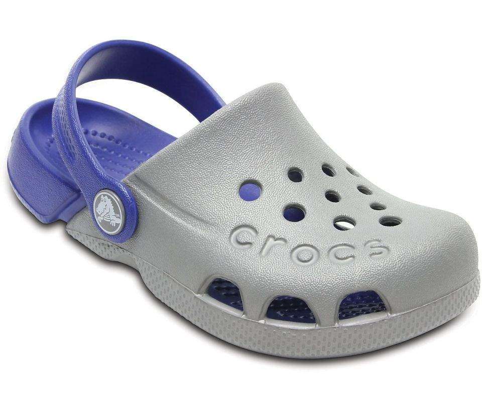 Дитячі Crocs-сабо для хлопчика Crocs Electro Clog Smoke/Cerulean — фото 7