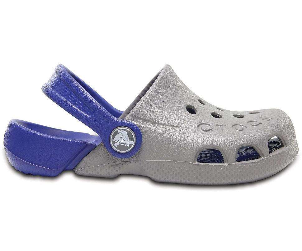 Дитячі Crocs-сабо для хлопчика Crocs Electro Clog Smoke/Cerulean — фото 8