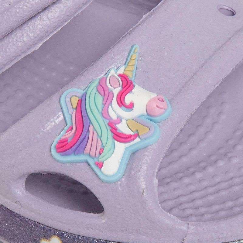 Дитячі сандалії для дівчинки Crocs Fun Lab Unicorn Charm Sandal Lavender — фото 3
