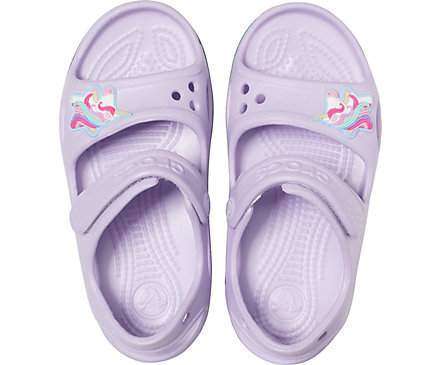 Дитячі сандалії для дівчинки Crocs Fun Lab Unicorn Charm Sandal Lavender — фото 9