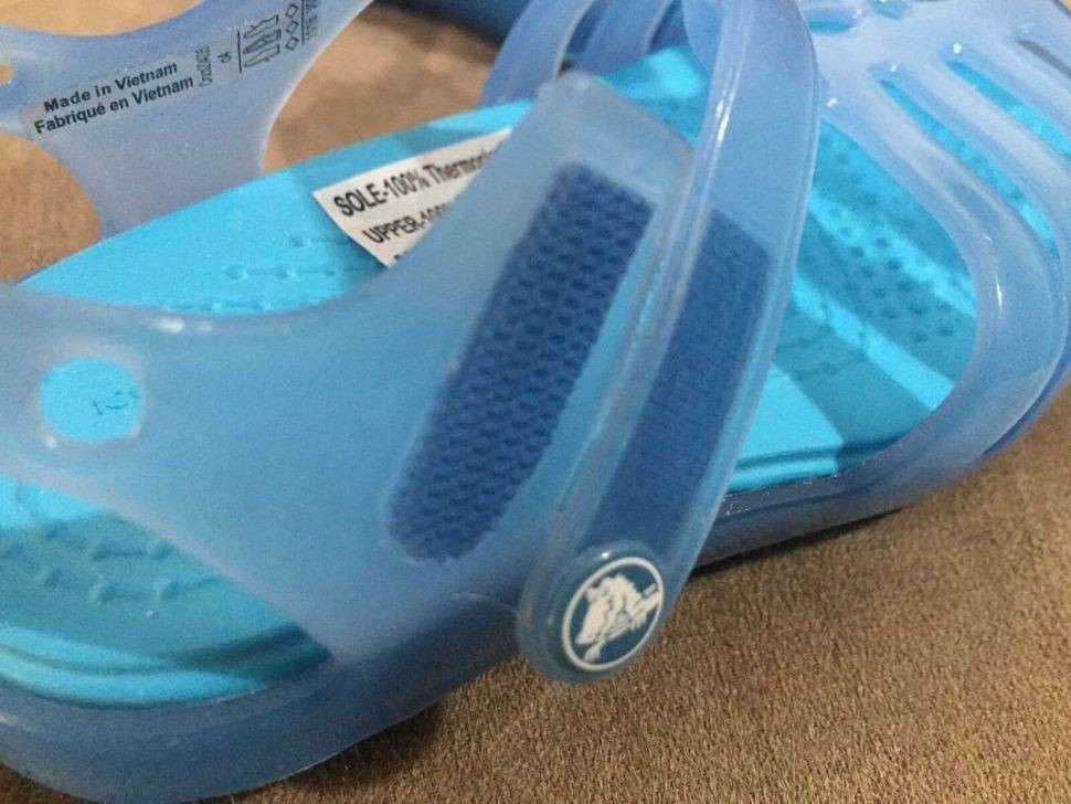 Дитячі сандалії для дівчинки Crocs Isabella Sandal Kids Dusty Blue — фото 8