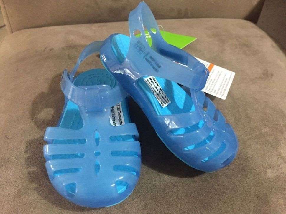Дитячі сандалії для дівчинки Crocs Isabella Sandal Kids Dusty Blue — фото 10