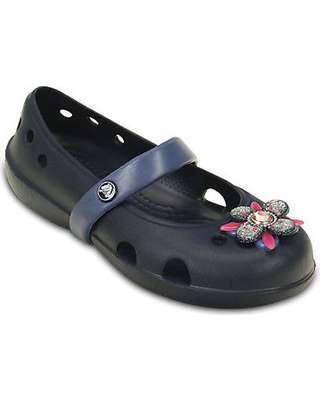 Балетки Crocs Дитячі Темно-Сині Keeley Springtime Flat Navy — фото 11