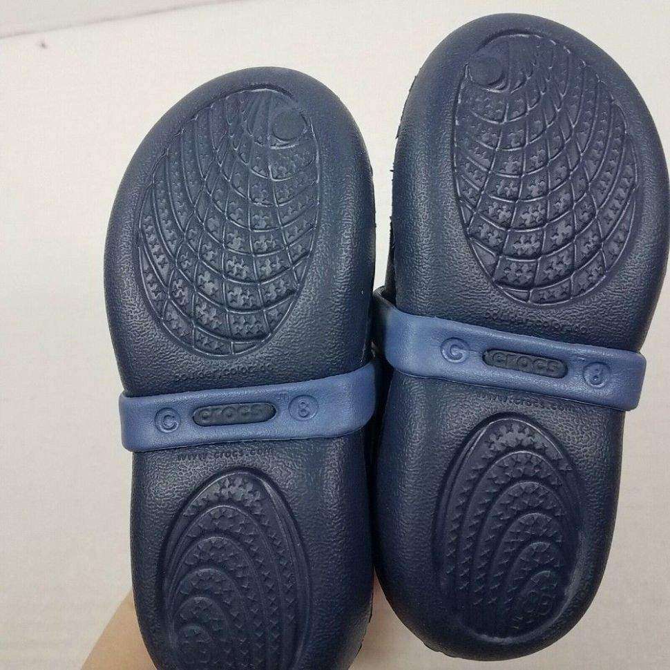 Балетки Crocs Дитячі Темно-Сині Keeley Springtime Flat Navy — фото 4