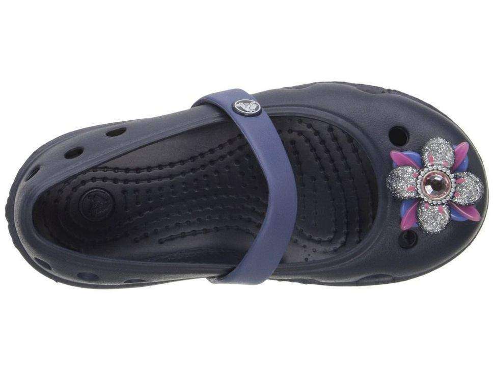 Балетки Crocs Дитячі Темно-Сині Keeley Springtime Flat Navy — фото 6