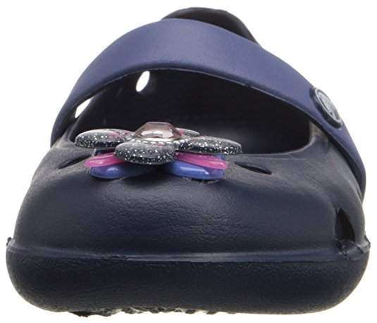 Балетки Crocs Дитячі Темно-Сині Keeley Springtime Flat Navy — фото 8