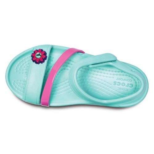 Дитячі сандалії для дівчинки Crocs Lina Sandal Pool Mint Kids — фото 2