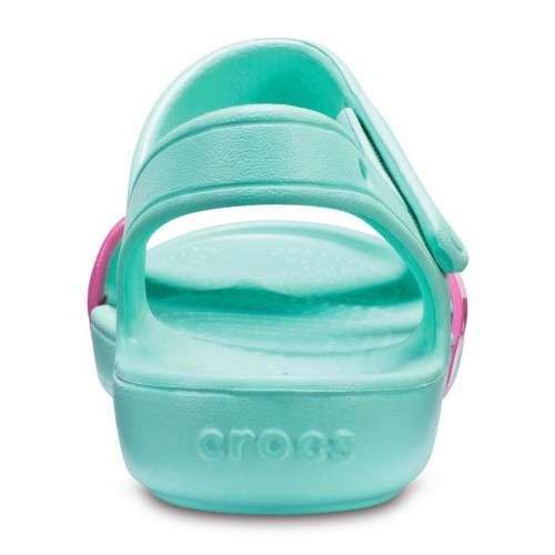Дитячі сандалії для дівчинки Crocs Lina Sandal Pool Mint Kids — фото 3
