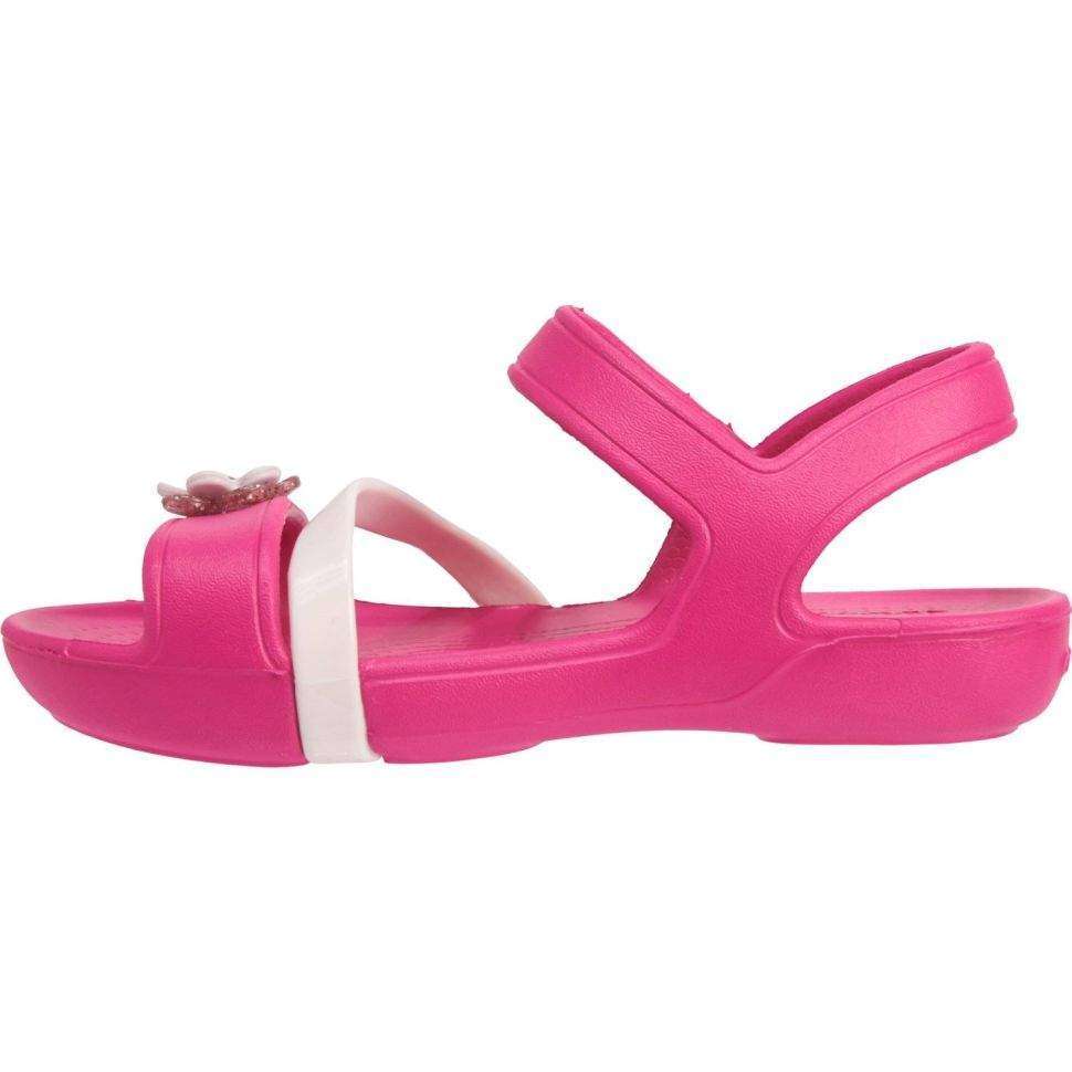 Дитячі сандалії для дівчинки Crocs Lina Sandals Candy Pink — фото 4