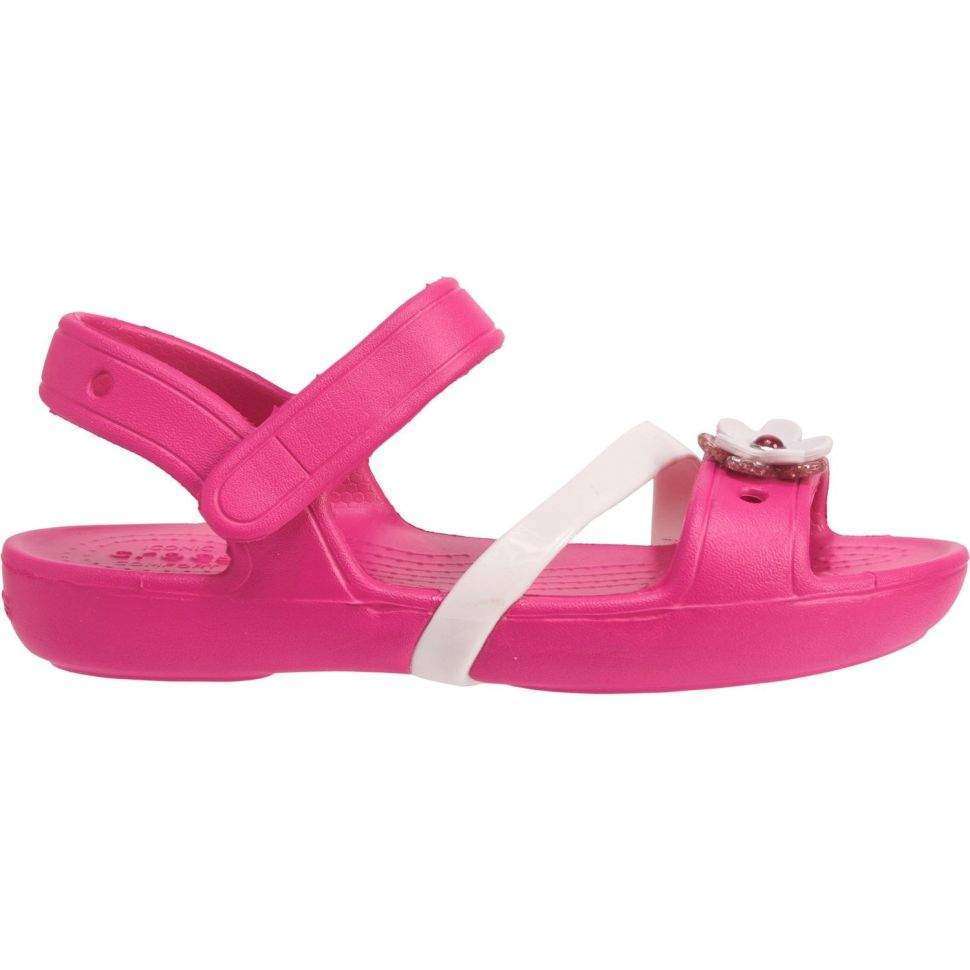 Дитячі сандалії для дівчинки Crocs Lina Sandals Candy Pink — фото 5