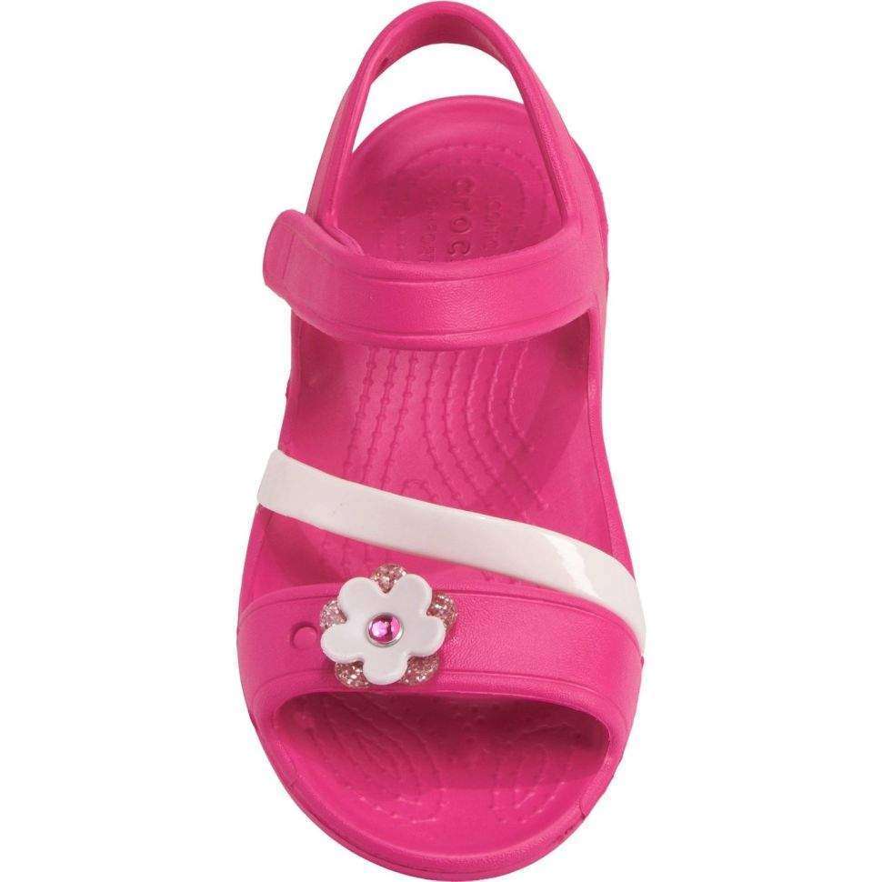 Дитячі сандалії для дівчинки Crocs Lina Sandals Candy Pink — фото 6