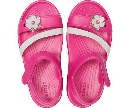 Дитячі сандалії для дівчинки Crocs Lina Sandals Candy Pink — фото 8